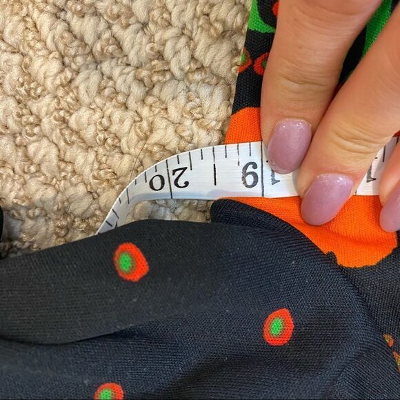 Ladies Vintage Leslie J Poppy Print Button Down - Picture 14 of 15